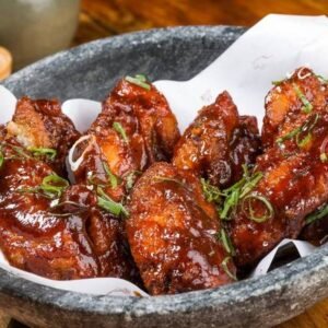 Asas de Frango Picantes de BBQ (5 pcs)